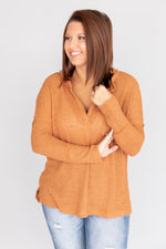 Load image into Gallery viewer, Always Loving You Most Burnt Orange Blouse
