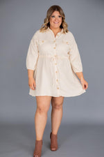 Load image into Gallery viewer, What I Like About You Shirt Dress Taupe
