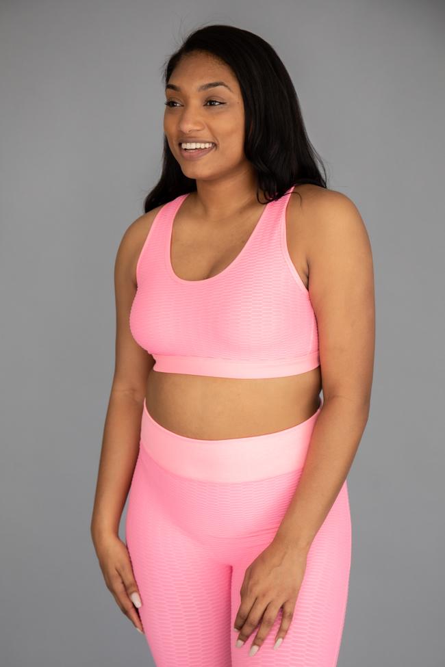 Move To The Beat Pink Sports Bra FINAL SALE