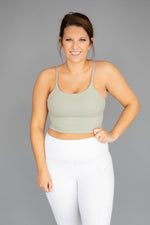 Load image into Gallery viewer, Let&#39;s Seize The Day Sage Bra Top
