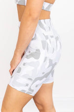 Load image into Gallery viewer, Running After You Camo Grey Biker Shorts FINAL SALE
