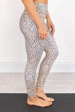 Load image into Gallery viewer, Running After You Spotted Taupe Leggings FINAL SALE
