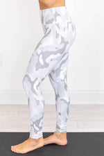 Load image into Gallery viewer, Running After You Camo Grey Leggings FINAL SALE
