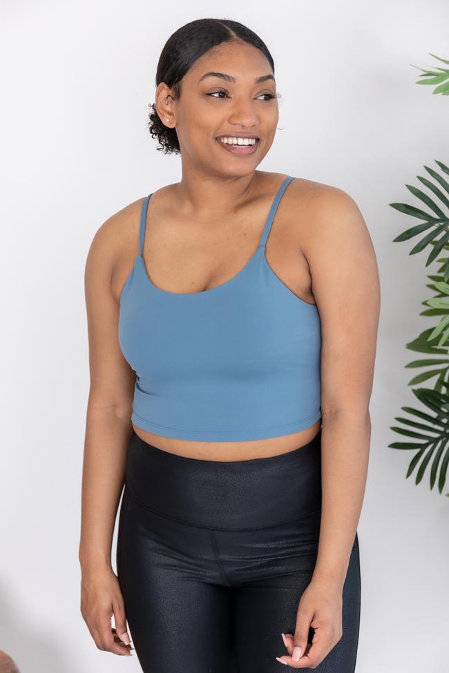 Let's Seize The Day Blue Bra Top
