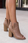 Beth Taupe Booties