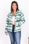 Explore With Me Green Plaid Jacket