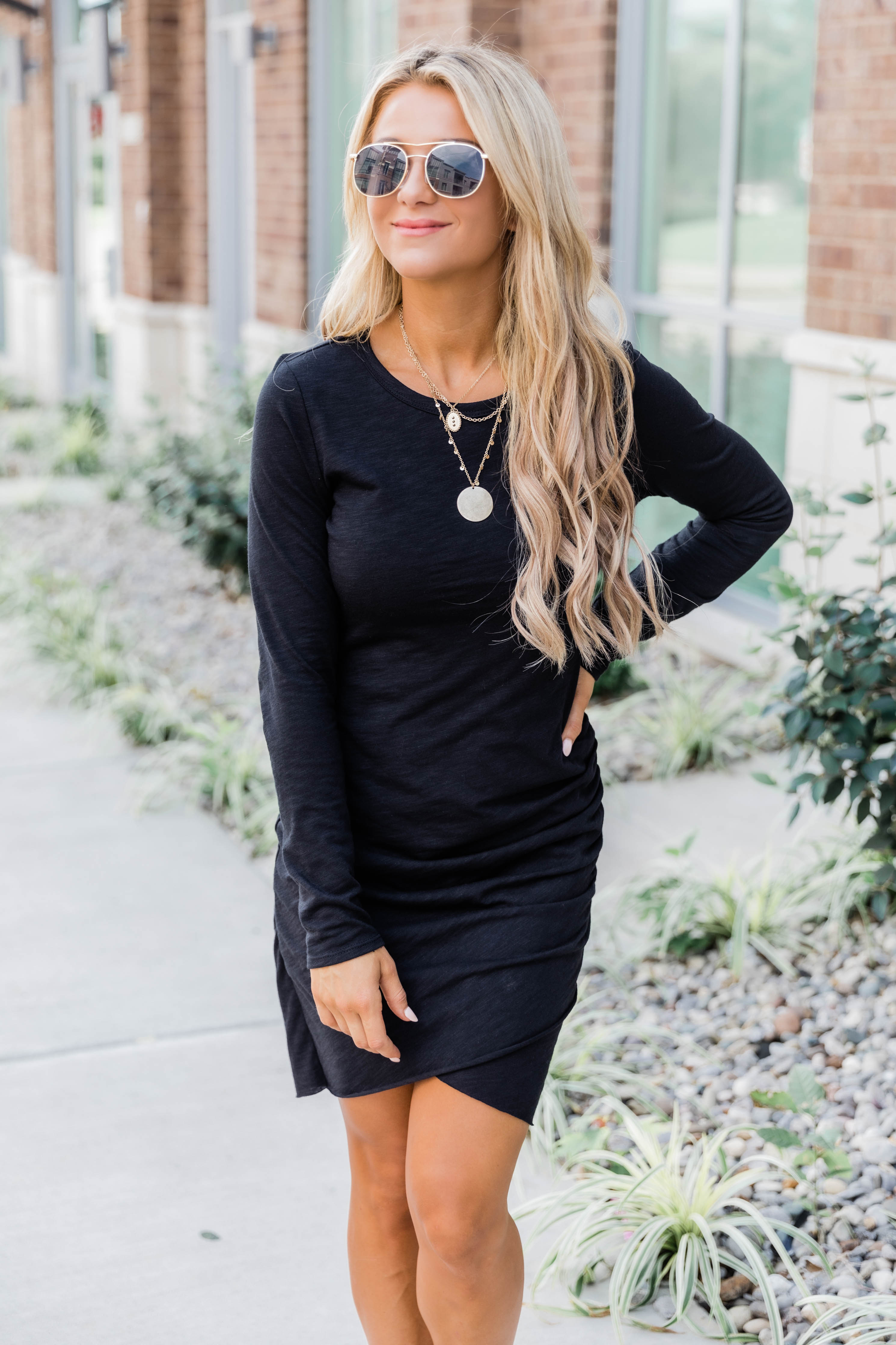 Sure To Fall In Love Black Dress