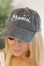 Load image into Gallery viewer, Mama Star Embroidered Baseball Cap
