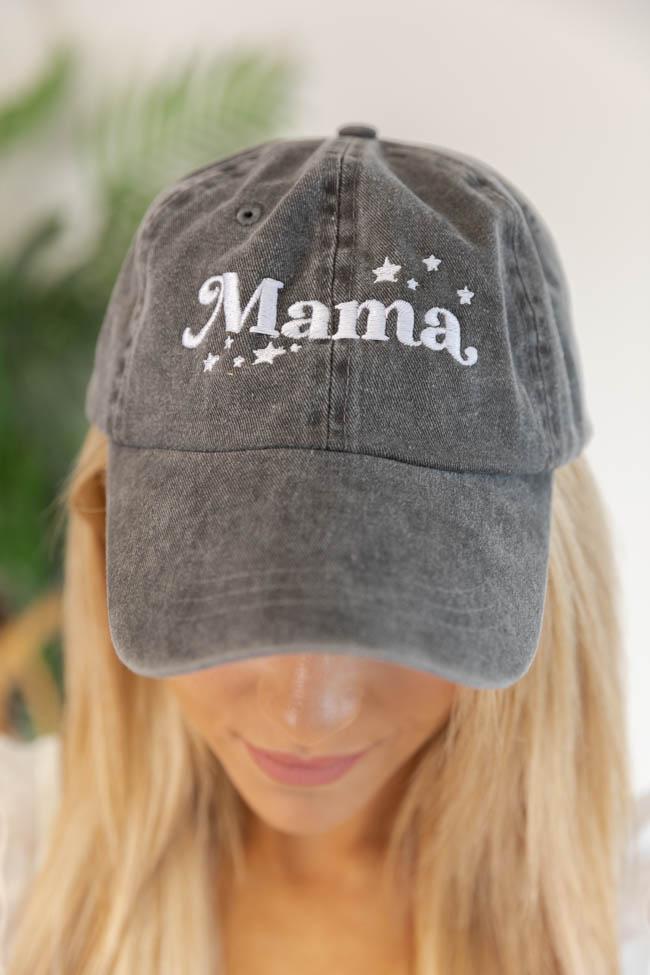 Mama Star Embroidered Baseball Cap