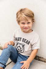 Load image into Gallery viewer, Baby Bear Toddler Graphic Heather Dust Tee
