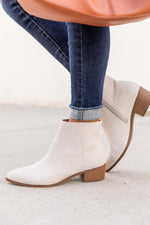 Load image into Gallery viewer, Juno Leather Grey Booties
