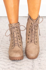 Load image into Gallery viewer, Ruth Taupe Booties
