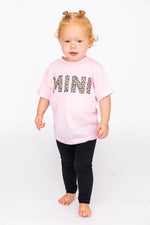 Load image into Gallery viewer, Mini Animal Print Baby Tee Pink
