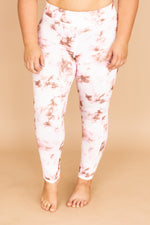 Load image into Gallery viewer, Along The Horizon Tie Dye Pink Leggings FINAL SALE
