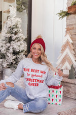 Load image into Gallery viewer, The Best Way To Spread Christmas Cheer Ash Graphic Sweatshirt
