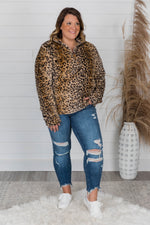 Load image into Gallery viewer, Delight My Heart Animal Print Pullover
