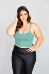 Let's Seize The Day Green Bra Top