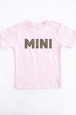 Load image into Gallery viewer, Mini Animal Print Baby Tee Pink
