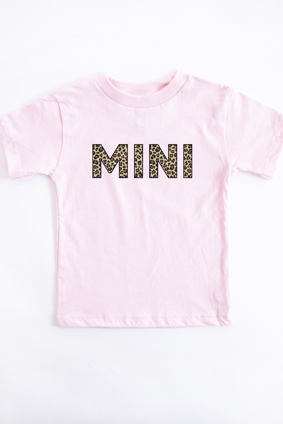 Mini Animal Print Toddler Tee Pink